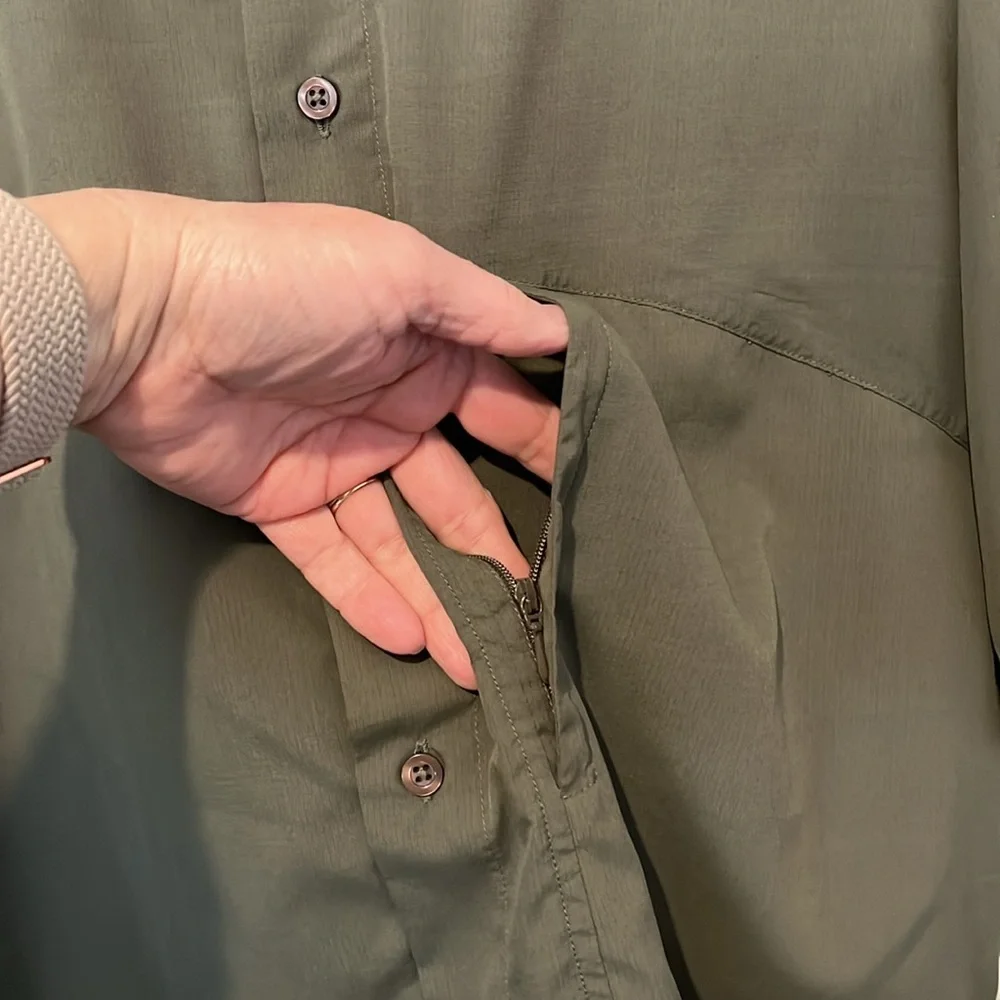 BERETTA Men’s Buzzi Shooting Tactical Short Sleeve Shirt Size Large Army Green - Picture 7 of 9